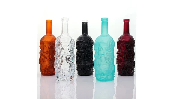 Custom Glass Liquor Bottle Color Custom Glass Liquor Bottle Color