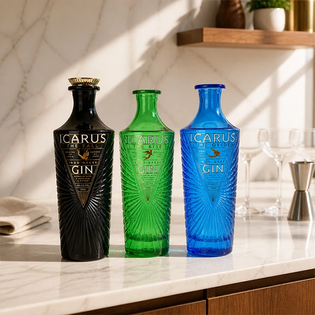 Botellas de ginebra