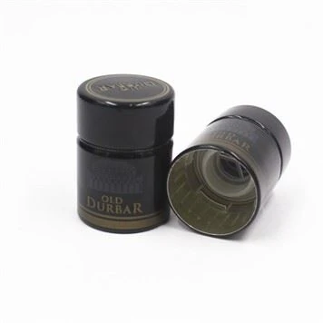 Tapa de botella de plástico de aluminio de 33x47 mm