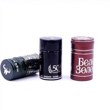 Cubiertas superiores para botellas de vino